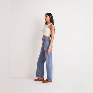 NWT Madewell perfect vintage wide leg jean in Heathcote wash